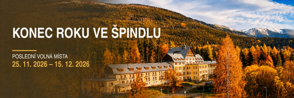 Konec roku ve Špindlu — poslední volná místa 25. 11. 2026 – 15. 12. 2026